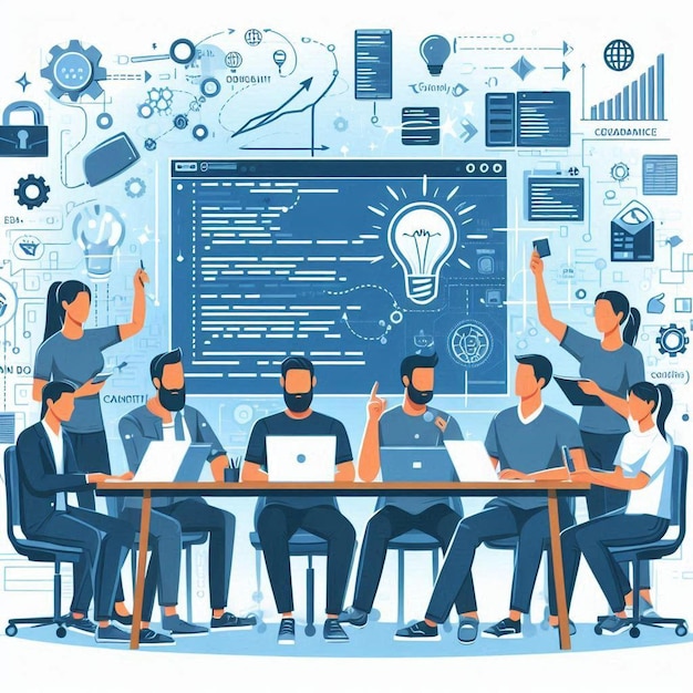 Software development team collaboration preview